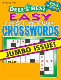 Dell's Best Easy Fast'n Fun Crosswords