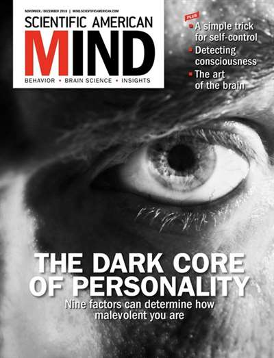 Scientific American Mind Magazine 11/1/2018 Cover