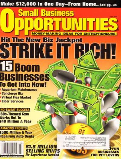 Small Business Opportunities Magazine Subscription Canada