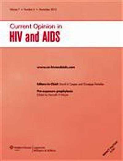 Current Opinion In Hiv And Aids Magazine Subscription Canada